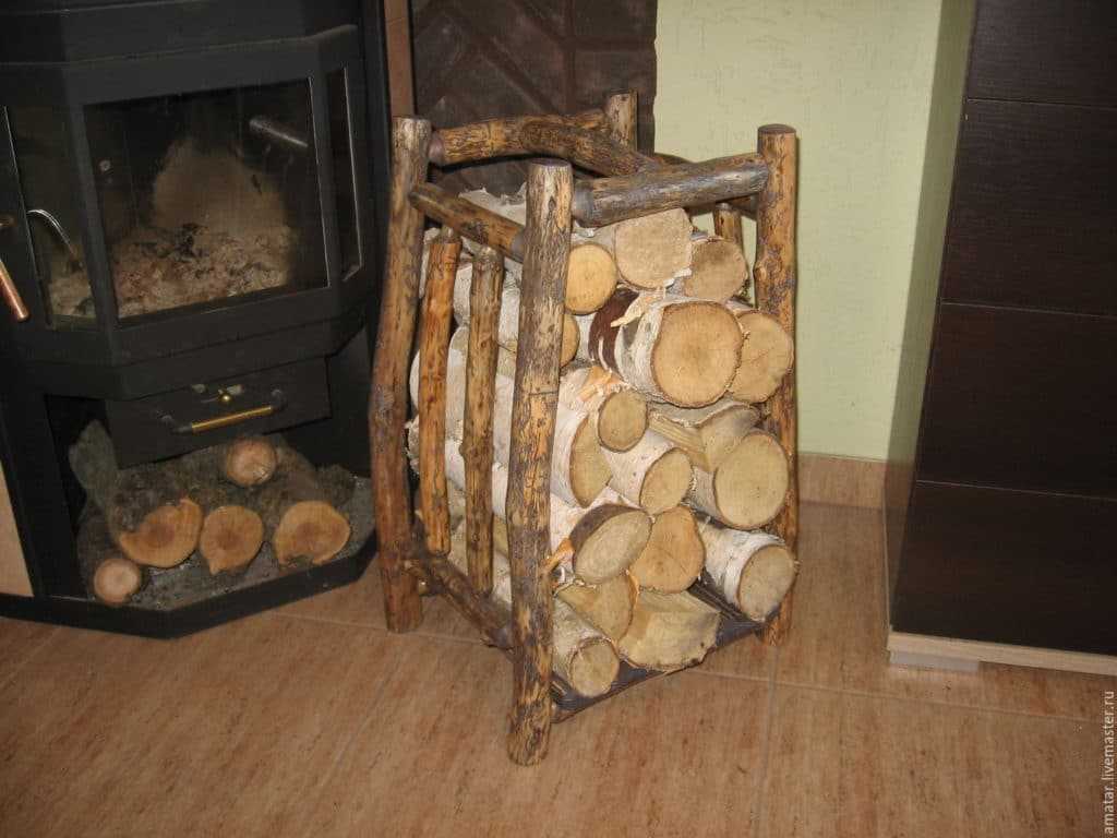 деревянная дровница