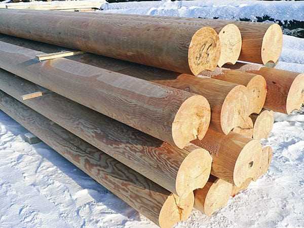 Заготовка древесины для бани