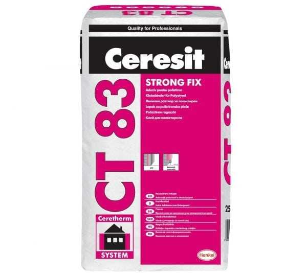 Ceresit CT 83 для крепления плит из пенополистирола 