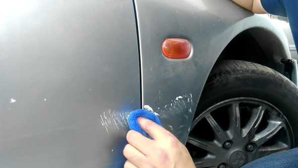 Самостоятельное устранение царапин на автомобиле