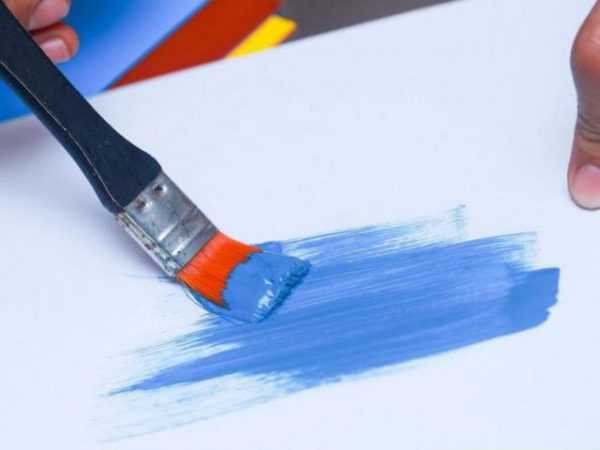 Серые тона синего получаются добавлением в синь оранжевой краски