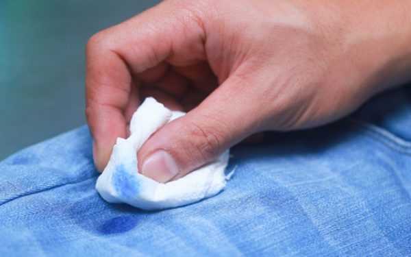 Удаление термопластичного средства с одежды