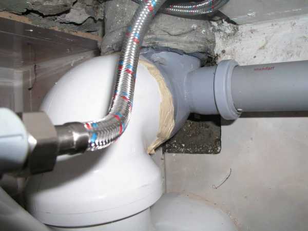Уплотнительные швы при соединение канализации