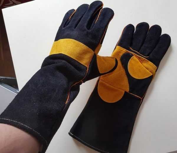 Защитные кожаные перчатки для сварщиков DEKO